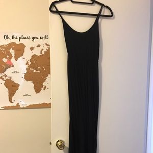 Black maxi dress